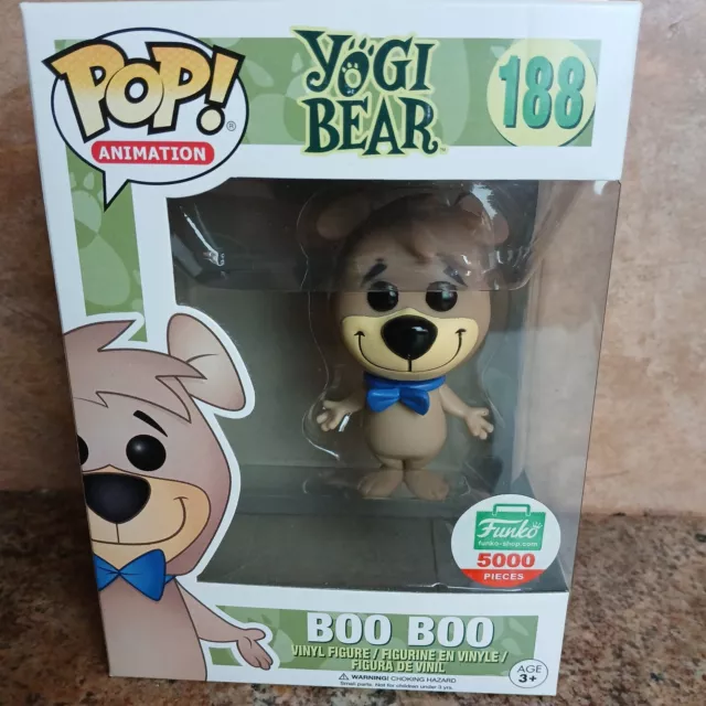 VAULTED Funko POP! Yogi Bear Boo Boo #188 Funko Shop Exclusive 5000 Pieces