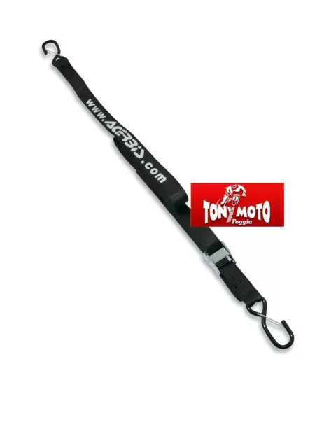 Acerbis Big Tie Downs 25Mm Cinghie Fermamoto  Nero