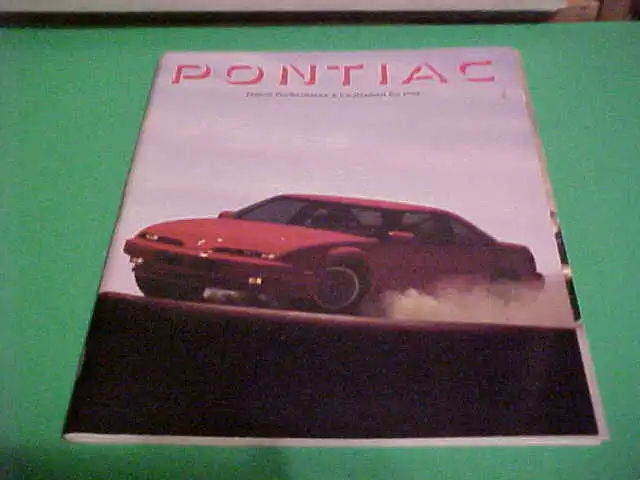 1991 Pontiac Car  Auto Dealer Brochure / Book