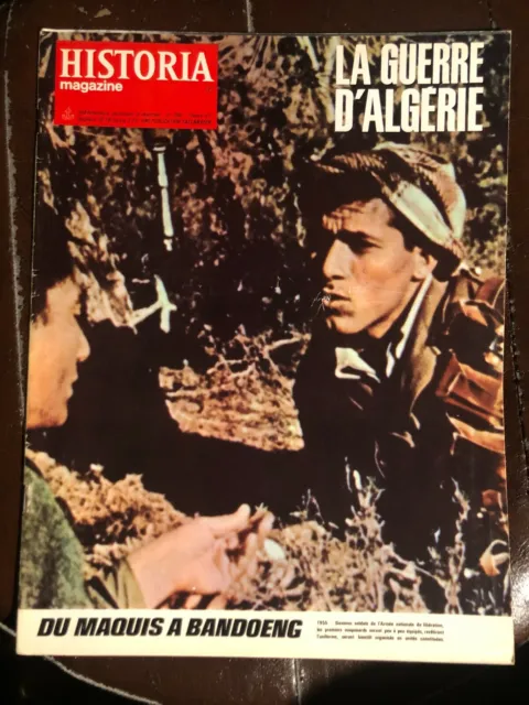 Historia magazine. La guerre d'Algérie n°200 Du maquis à Bandoeng.