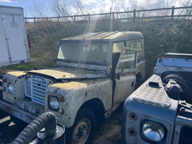 Land Rover Series 2A 88’’ 1963 Project With Galvanised Chassis