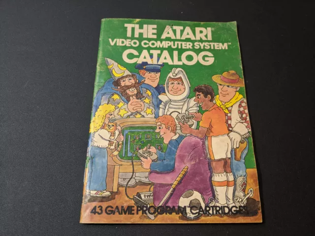 Atari 2600 Video Computer System Catalog - 1981 Vintage Gaming Video Game Book