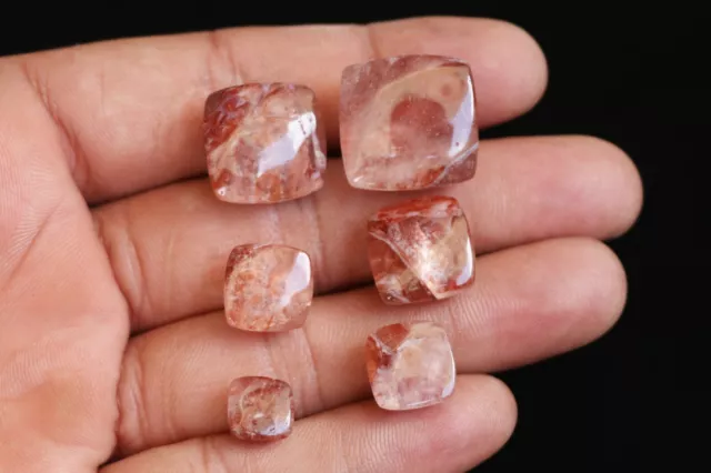 Magnifique Rose Samadhi Quartz Lisse Uni Poli Fait à la Main Cristal Sucre Miche