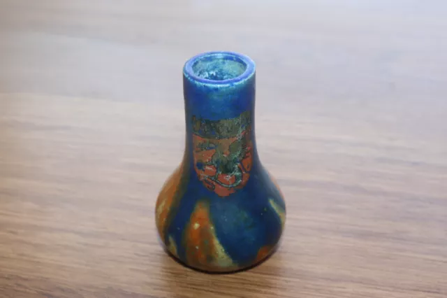 Ancien vase miniature en grès 8.8 cm