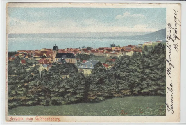 AK Bregenz vom Gebhardsberg, um 1905