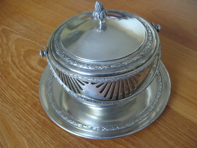 Saucière En Métal Argenté Renaud & J. Clermont Genève, Hôtel Thermes Brides, Vintage