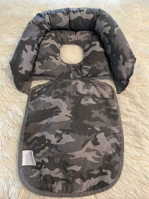 Boppy Head Support Noggin Nest / Gray Camo /0-4 Months / Portable