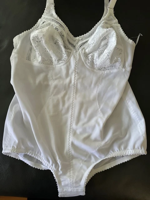 DAMART WHITE OEKO-TEX Panty Girdle Corselet Non Wired - 40C New £9.50 ...