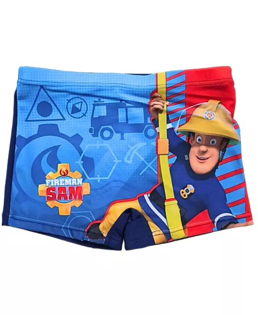 Badehose Feuerwehrmann Sam - Jungen Schwimmhose - Badeshorts Gr. 92 - 116 cm