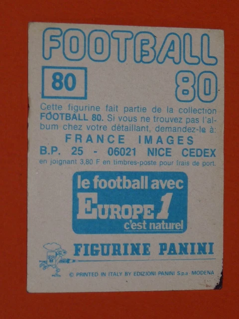 Autocollant Panini Ange Di Caro – Stade Lavallois, Saison 1977-1978, Original