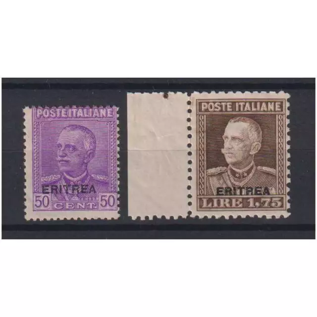 Colonie Eritrea 1928-29 Parmeggiani 2 Valori G.i Mnh**