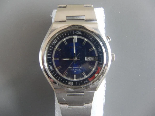 Seiko Bell Matic 4006-6040 Vintage Overhaul Day Date 17j Automatic Mens Watch