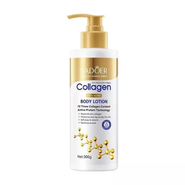 Collagen Anti-Aging Body Lotion Whitening Skin Lightening Cream Body Care 300g