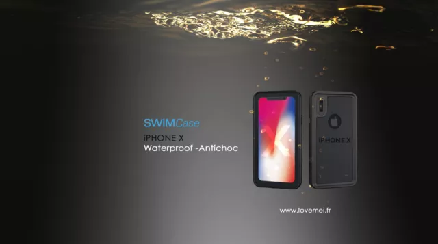 Coque antichoc et étanche intégrale iPhone 13 Mini SWIMCASE - LOVE MEI  France