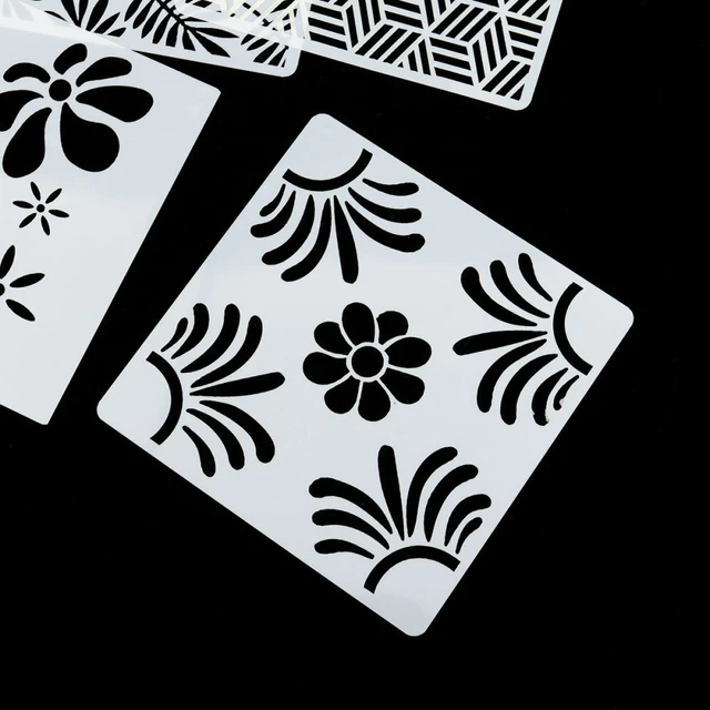12 Pcs Malerei Zeichnung Schablonen Hohl Malerei Vorlage