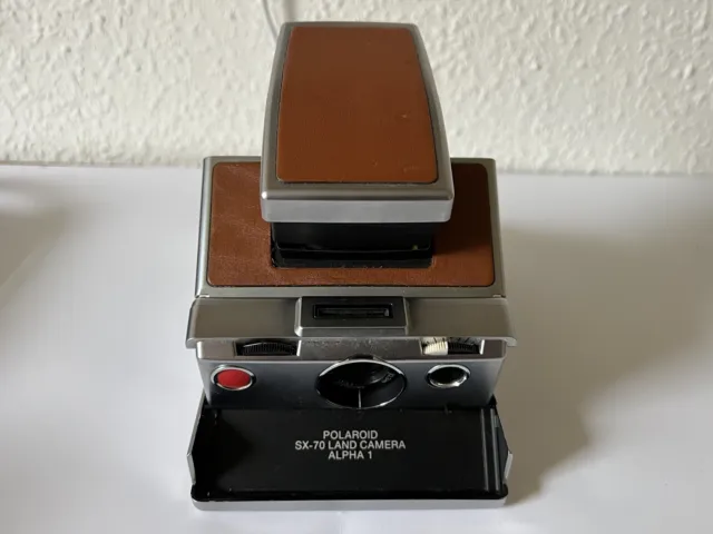 Polaroid SX-70 Land Camera Alpha 1 incl. Ledertasche