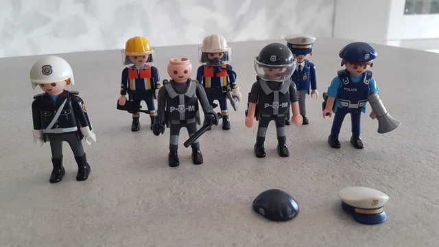 Lot De Playmobil Policier, Très Bon état D'occasion