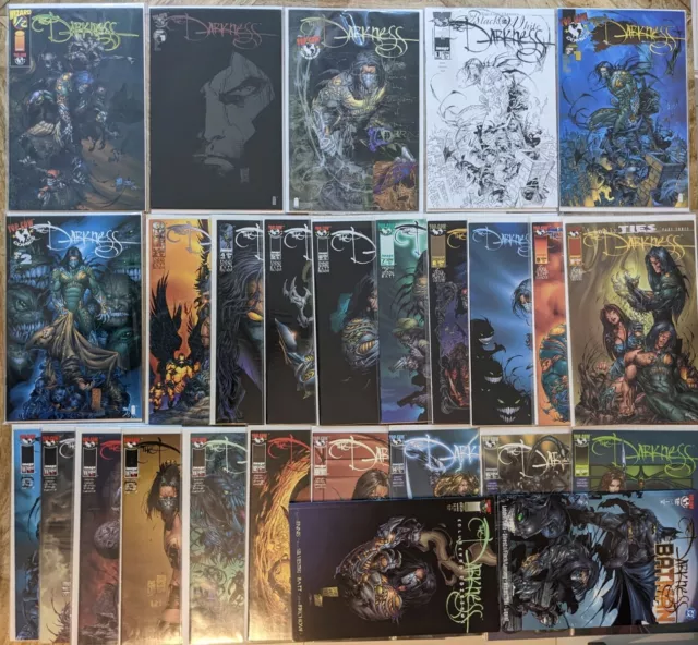 The Darkness Image comic issues 1-16 including rare variants by Ennis + Batman