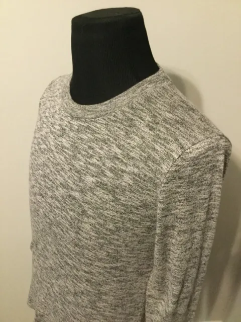 Abercrombie and Fitch Sweater tee Heather gray Mens  XS NWOT