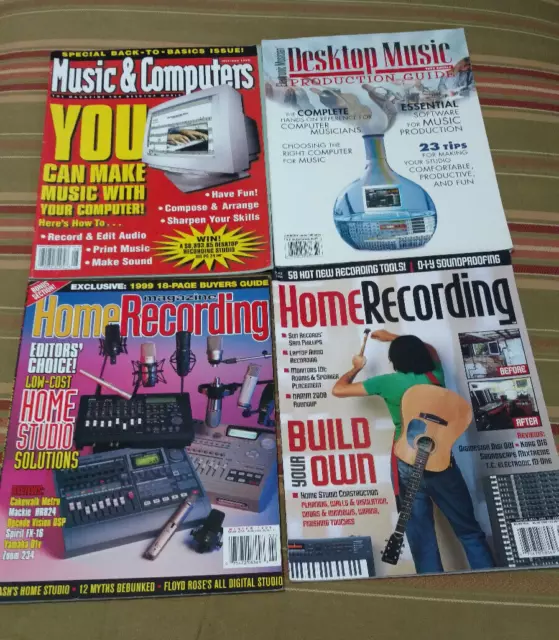 Home recording; Desktop/Computer music; Sound Vision; Audio Media; Equip Mags