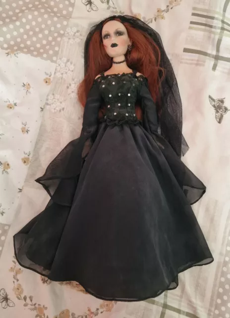 Large Gothic Porcelain Doll