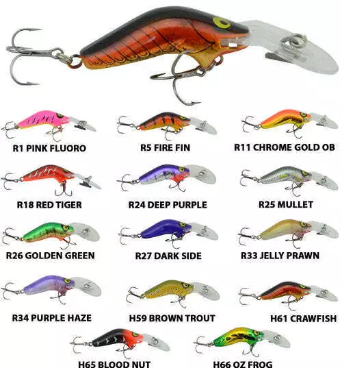 Halco RMG Poltergeist 50mm Hard Body Floating Fishing Lure - Choose Colour BRAND