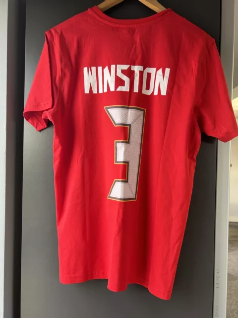 NFL T-Shirt - Tampa Bay Buccaneers - Number 3 Jameis Winston - Red Size M 2