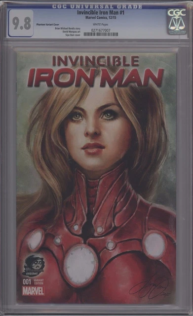 Invincible Iron Man #1 - Siya Oum Phantom Variant - Cgc 9.8 - 0271677007