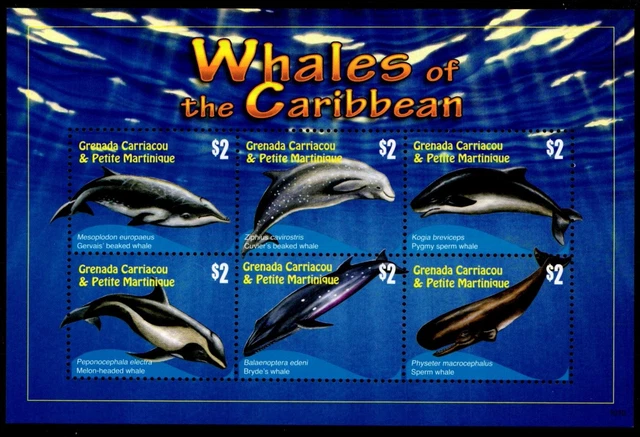 Grenada Grenadines 4599-4604 Mint Block Animals #GW354