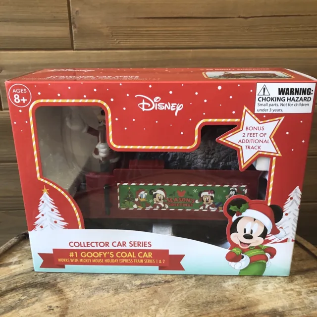 Disney Mickey Mouse Holiday Express #1 Goofy's Coal Car Collector Series Train