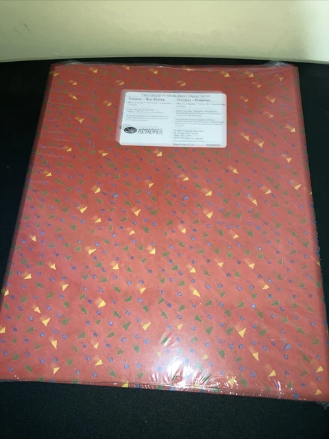 memorias creativas textiles rojos más pegatinas y troquelados