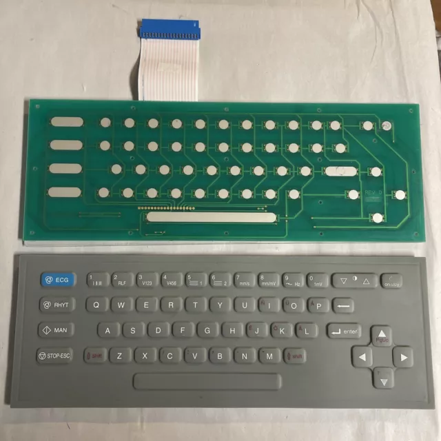 Burdick Eclipse Plus EKG ECG Replacement Keypad Keyboard @MB113