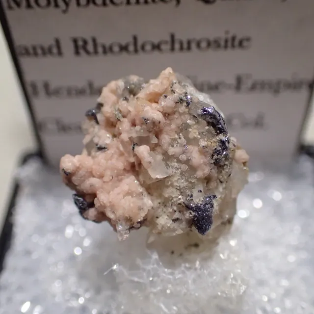 Molybdenite, Quartz, & Rhodochrosite, Henderson Mine, Empire, Colorado