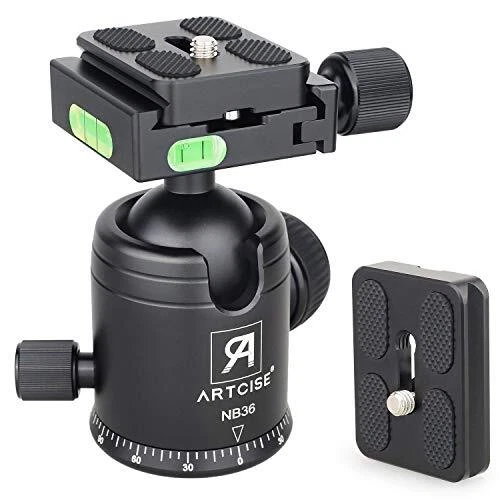 Ball Head Camera Tripod Ball Head Mount 36MM Ball Diameter  NB36 Metal CNC 360
