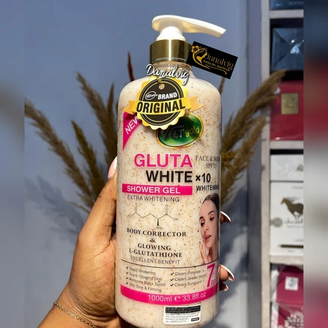 VEET GOLD GLUTA white face body corrector glowing shower gel $46.99