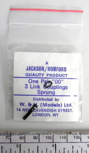 Accouplements JACKSON/ROMFORD 3 maillons – à ressorts – 1 paire