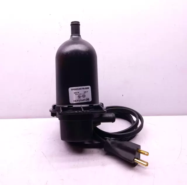 Hotstart TPS052GT8-000 Engine Coolant Heater 500W 240V On: 80F 27C Off: 100F 38C 2