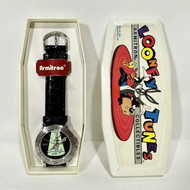 NOS 1995 Armitron Warner Brothers ~ "Bugs Bunny" Men's Quartz Wristwatch ~ AL21