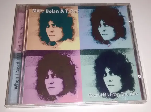 MARC BOLAN & T.REX When I Need TV Vol. 1 - Great Hits From The Box (TVCD7077) CD