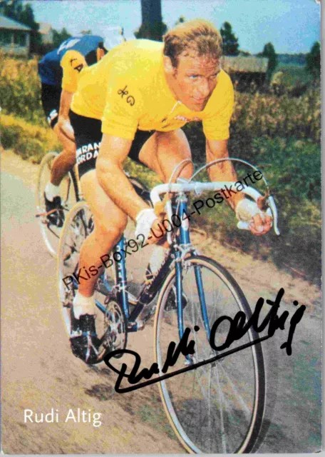 Original Autogramm Rudi Altig (1937-2016) Radsport /// Autogramm Autograph signi