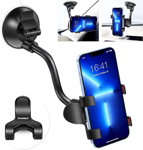 Soporte De Telefono Celular Para Carro Auto Brazo Largo Universal Calidad Super