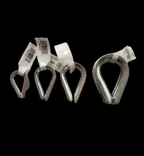 Wire Rope Thimbles 1/8" 3/8" 1/2" 5/8", Campbell Chain T7670649, Galvanized Iron