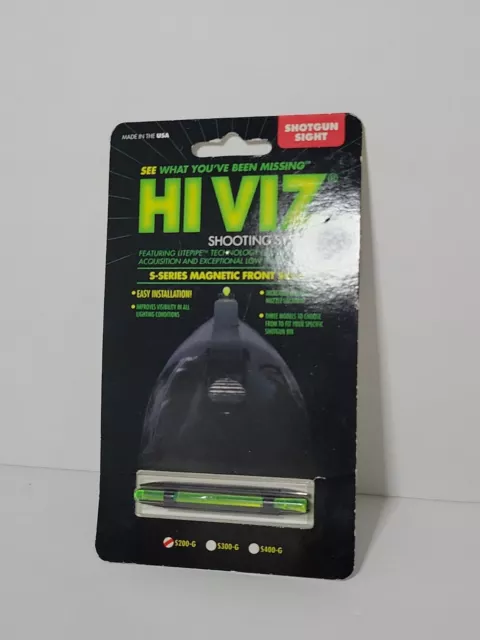NEW Hi Viz S Series Magnetic Front Sight S200-G Litepipe Technology Made in USA!