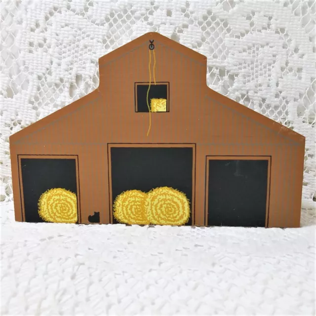 Cat's Meow Village ~ American Farm Series ~ Southern Crib Barn ~ 1992 ~ Wood