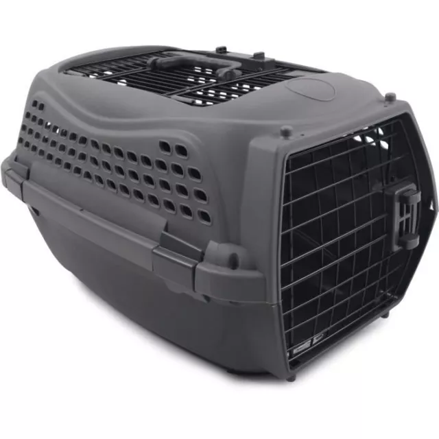 Caisse de transport pour chat M.PETS ECO GIRO - Cage en plastique - Taille S -