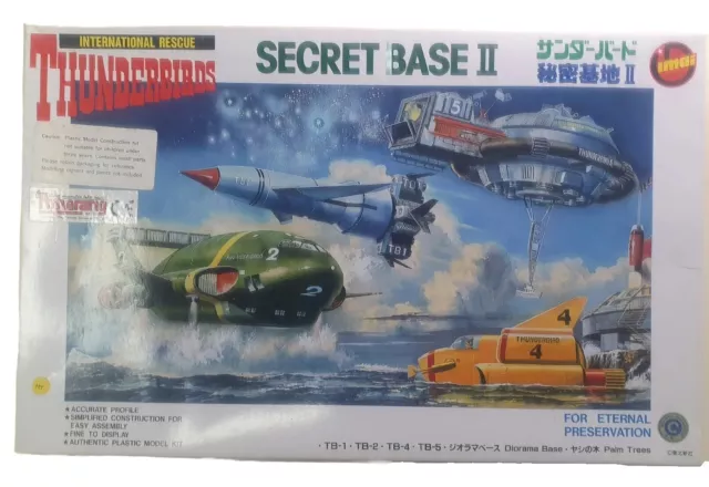 Thunderbirds Modellbausatz Imai B-2086 Secret Base 2 II Modellbausatz TB1/2/4/5 Diorama