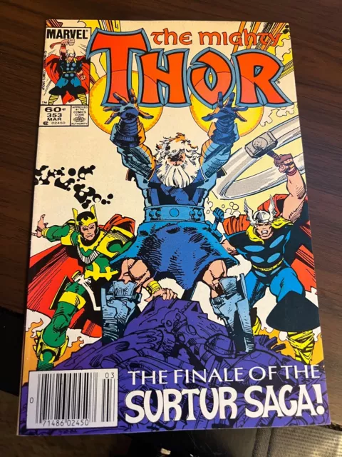 The Mighty Thor #353 Walter Simonson NEWSSTAND Marvel VF/NM 1985