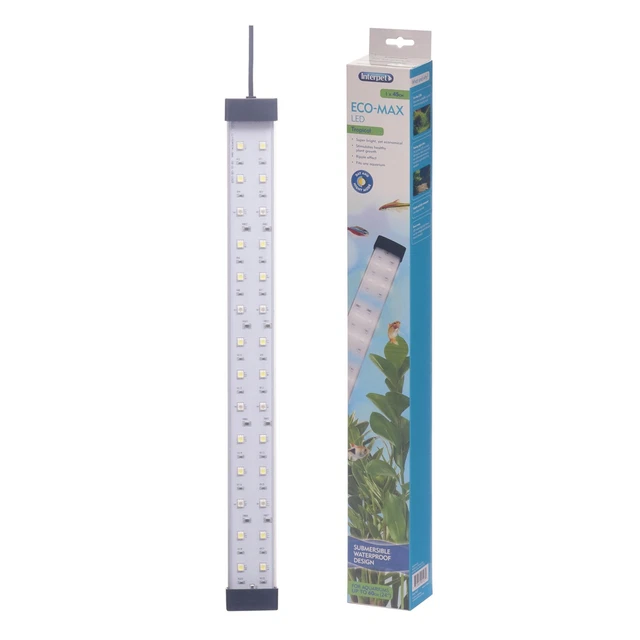 Interpet Eco Max LED Aquarium Fish Tank Ligth Lighting 20cm - 115cm Blue / White