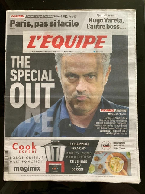 L'Équipe Du 31/03/2007 – Finale Coupe De La Ligue Lyon – Bordeaux
