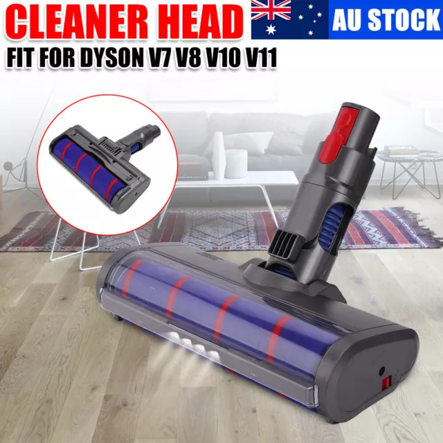 LED Power Head Fit For Dyson V7 V8 V10 V11 Vacuum Motorhead Cleaner Soft Roller